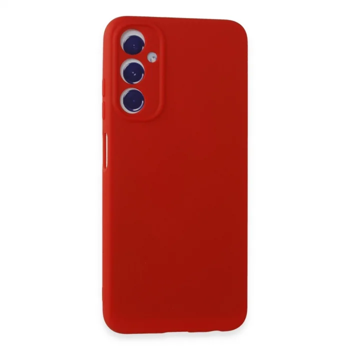 BUĞZ Samsung Galaxy A05s Kılıf First Silikon - Kırmızı