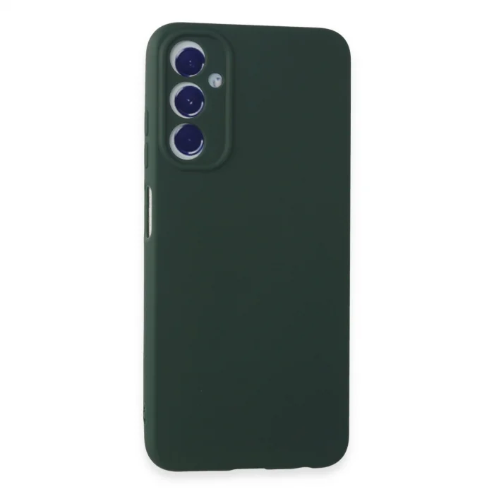 BUĞZ Samsung Galaxy A05s Kılıf First Silikon - Koyu Yeşil
