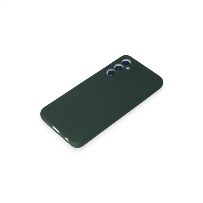 BUĞZ Samsung Galaxy A05s Kılıf First Silikon - Koyu Yeşil