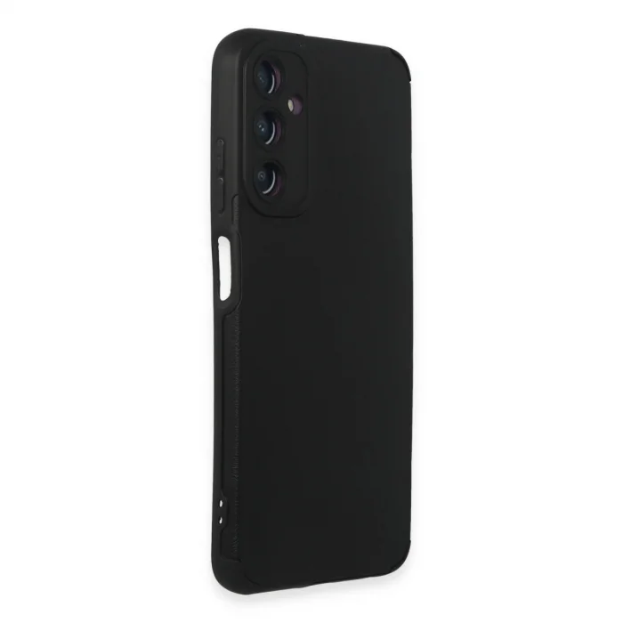 BUĞZ Samsung Galaxy A05s Kılıf Loop Deri Silikon - Siyah