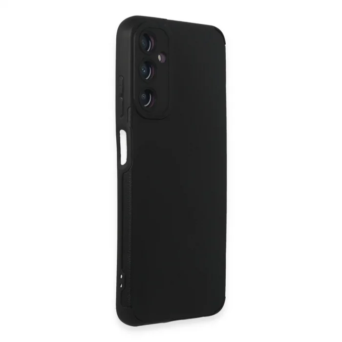 BUĞZ Samsung Galaxy A05s Kılıf Loop Deri Silikon - Siyah