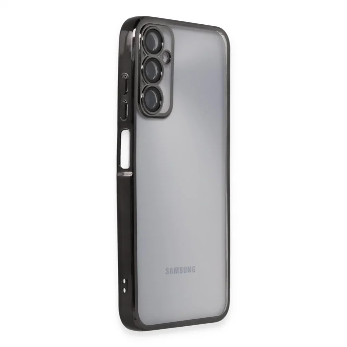BUĞZ Samsung Galaxy A05s Kılıf Razer Lensli Silikon - Siyah