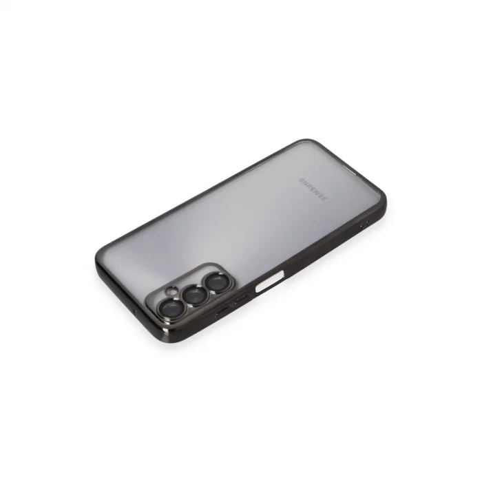 BUĞZ Samsung Galaxy A05s Kılıf Razer Lensli Silikon - Siyah