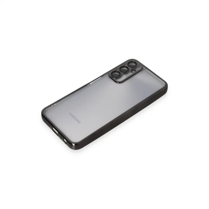 BUĞZ Samsung Galaxy A05s Kılıf Razer Lensli Silikon - Siyah