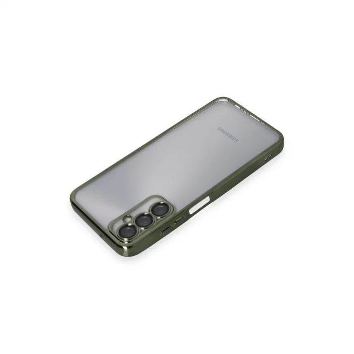 BUĞZ Samsung Galaxy A05s Kılıf Razer Lensli Silikon - Yeşil