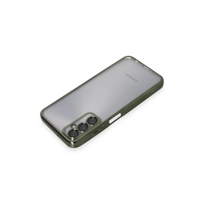 BUĞZ Samsung Galaxy A05s Kılıf Razer Lensli Silikon - Yeşil