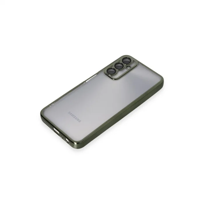BUĞZ Samsung Galaxy A05s Kılıf Razer Lensli Silikon - Yeşil