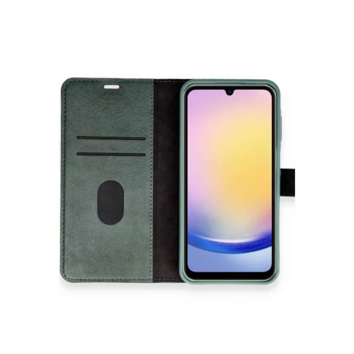 BUĞZ Samsung Galaxy A05s Kılıf Trend S Plus Kapaklı Kılıf - Taba