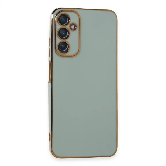 BUĞZ Samsung Galaxy A05s Kılıf Volet Silikon - Açık Yeşil