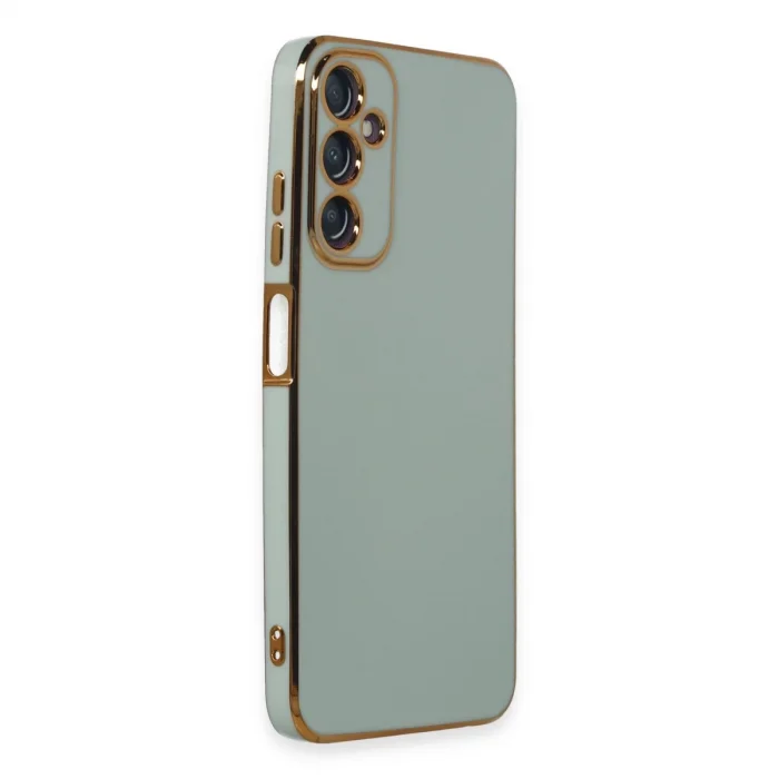 BUĞZ Samsung Galaxy A05s Kılıf Volet Silikon - Açık Yeşil