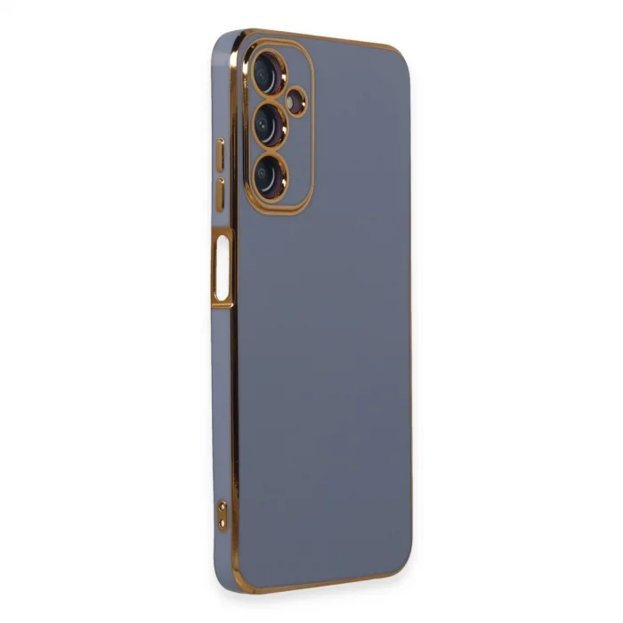 BUĞZ Samsung Galaxy A05s Kılıf Volet Silikon - Mavi