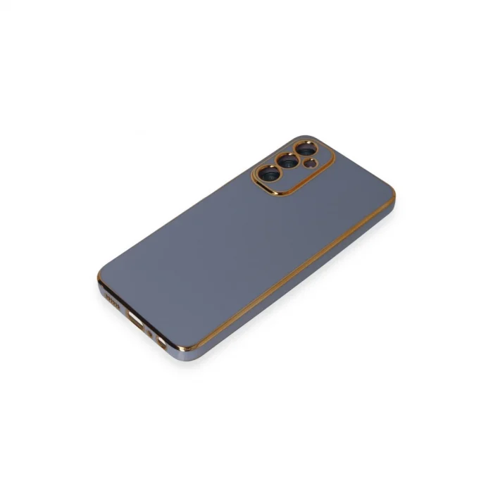 BUĞZ Samsung Galaxy A05s Kılıf Volet Silikon - Mavi