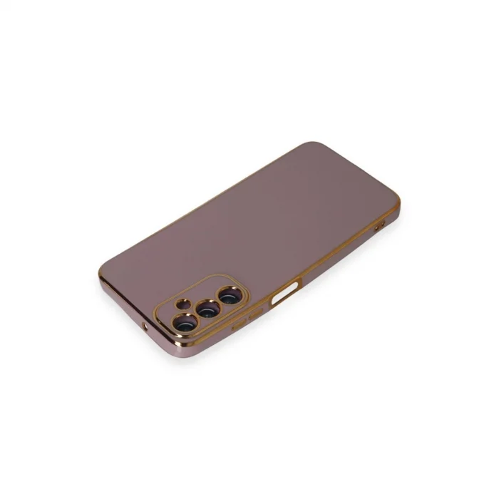 BUĞZ Samsung Galaxy A05s Kılıf Volet Silikon - Mor