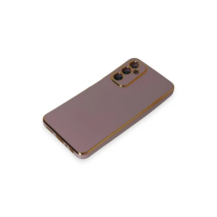 BUĞZ Samsung Galaxy A05s Kılıf Volet Silikon - Mor