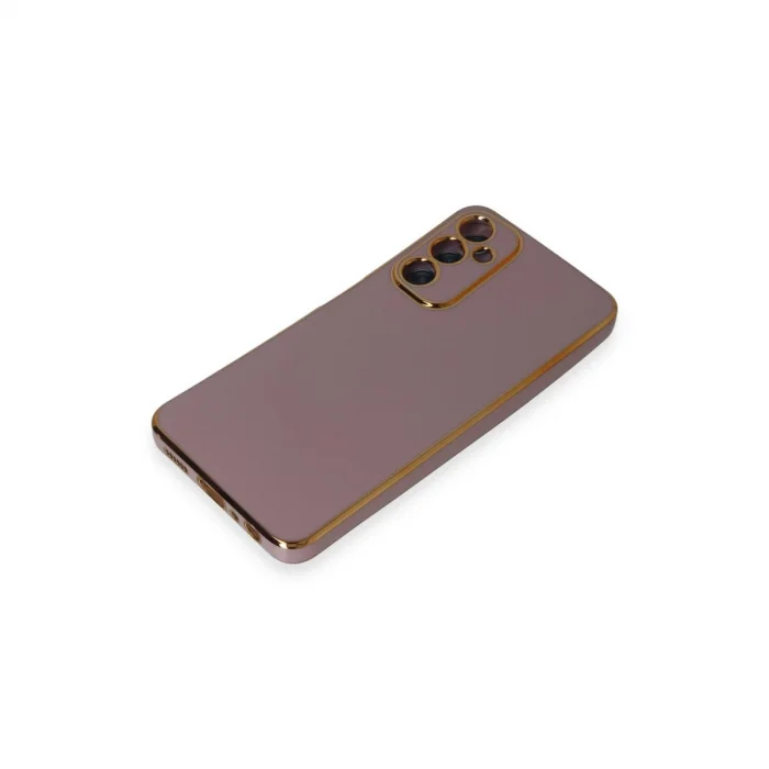 BUĞZ Samsung Galaxy A05s Kılıf Volet Silikon - Mor