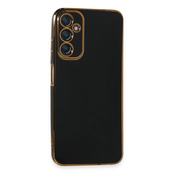 BUĞZ Samsung Galaxy A05s Kılıf Volet Silikon - Siyah