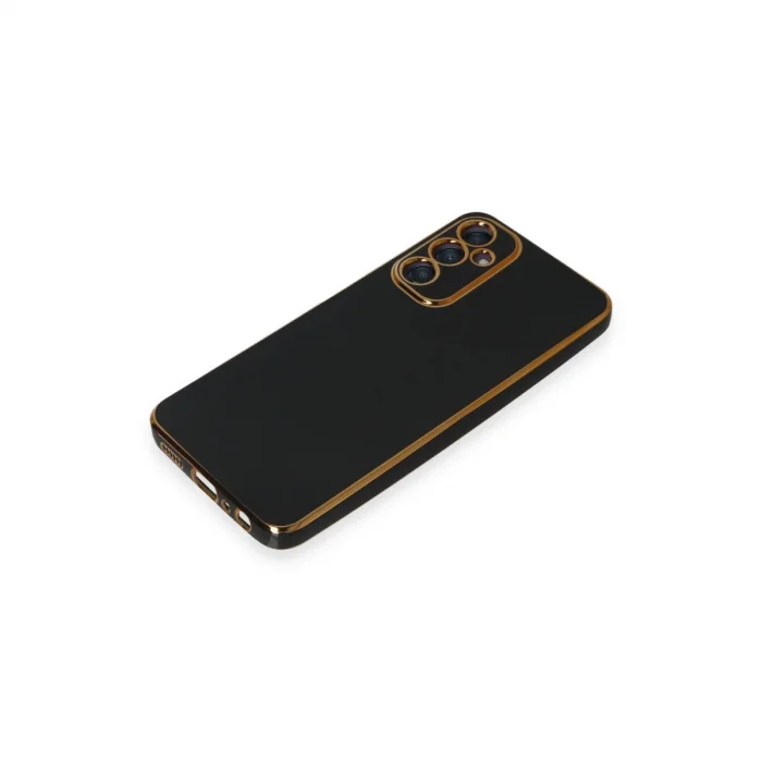 BUĞZ Samsung Galaxy A05s Kılıf Volet Silikon - Siyah
