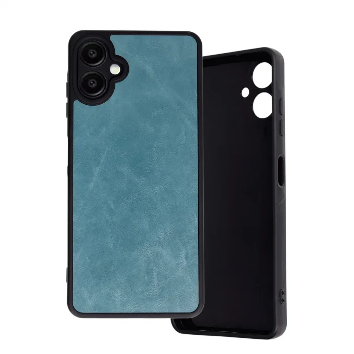 BUĞZ Samsung Galaxy A06 Kılıf Aras Deri Kapak - Açık Yeşil