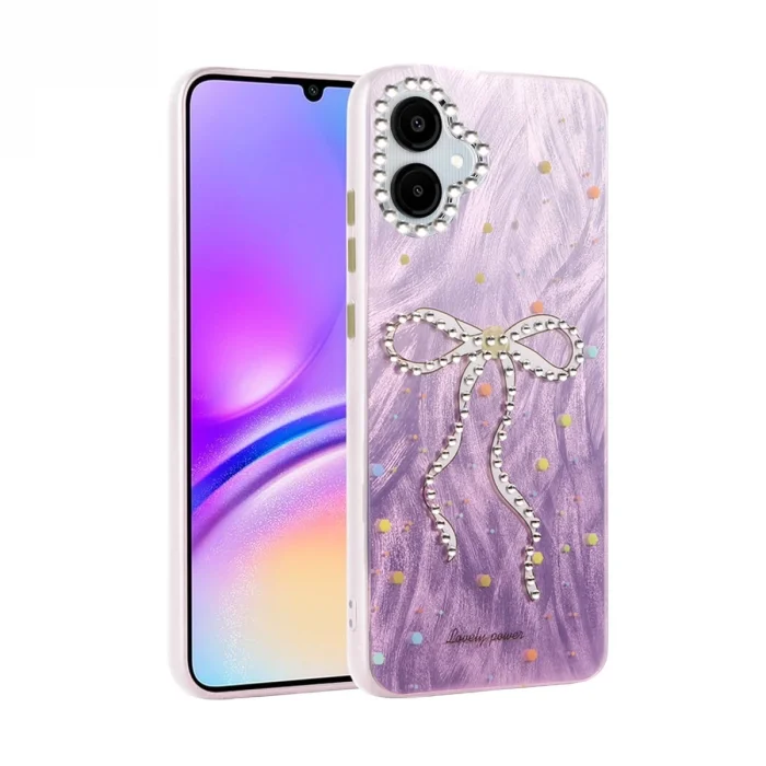 BUĞZ Samsung Galaxy A06 Kılıf Blade Aynalı Desenli Kapak - Desen 1