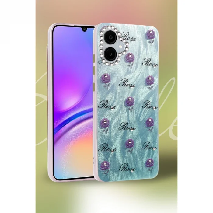 BUĞZ Samsung Galaxy A06 Kılıf Blade Aynalı Desenli Kapak - Desen 9