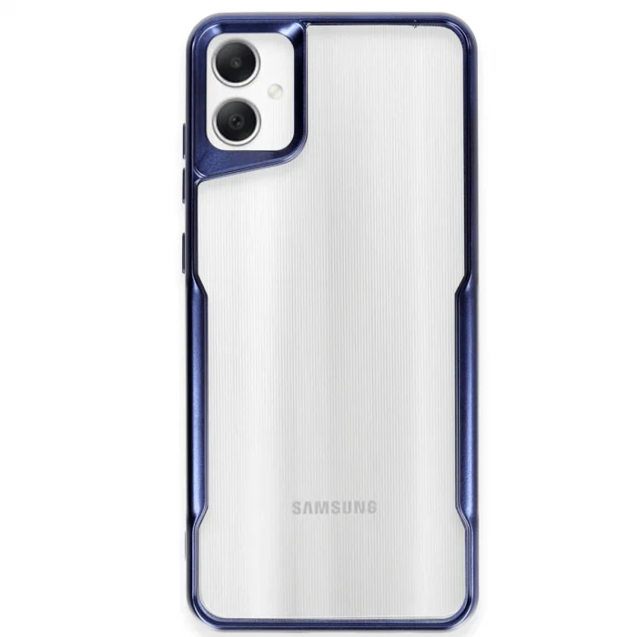 BUĞZ Samsung Galaxy A06 Kılıf Boyi Silikon Kapak - Lacivert