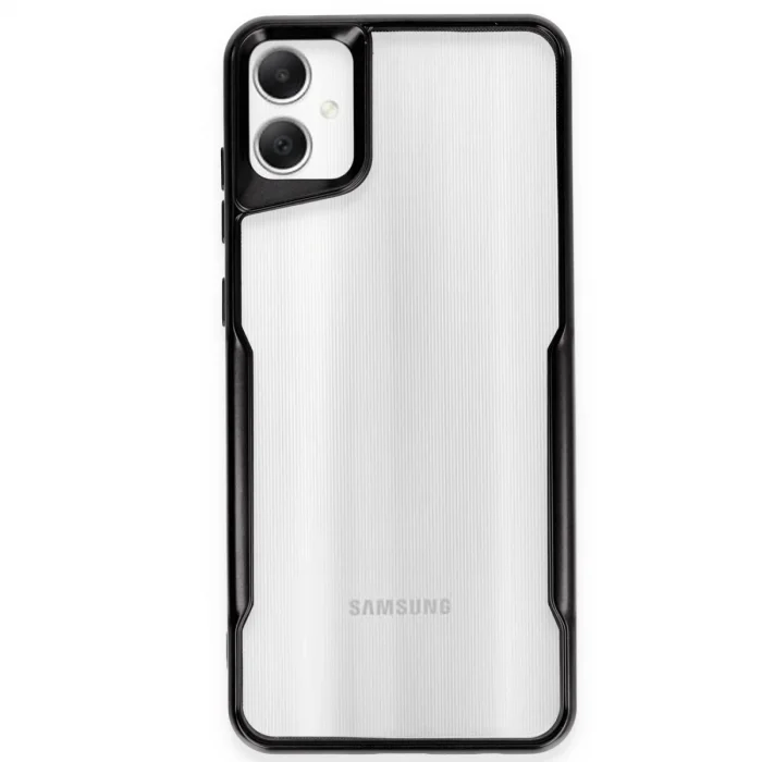 BUĞZ Samsung Galaxy A06 Kılıf Boyi Silikon Kapak - Siyah