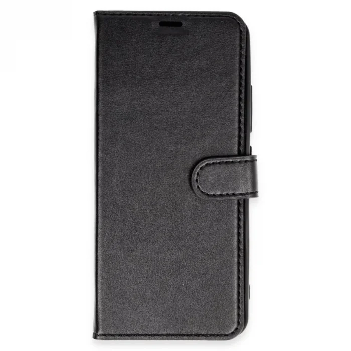 BUĞZ Samsung Galaxy A06 Kılıf Trend S Plus Kapaklı Kılıf - Siyah