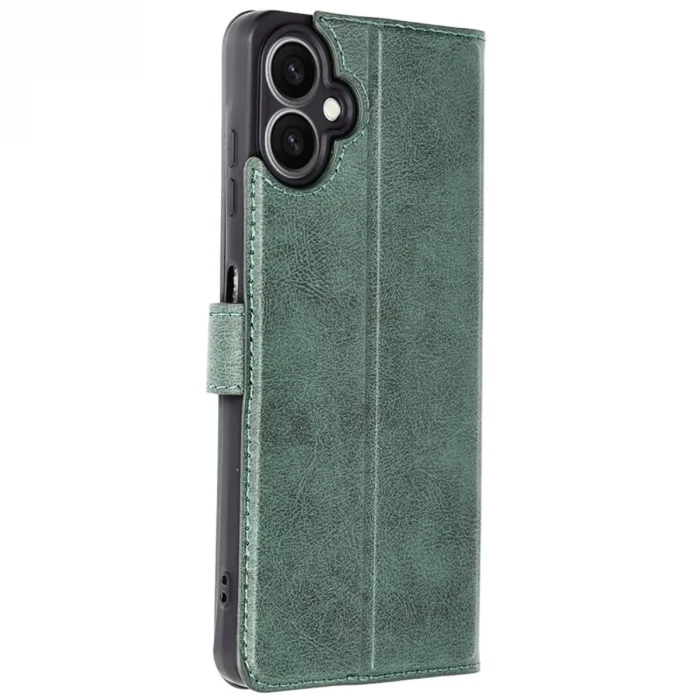 BUĞZ Samsung Galaxy A06 Kılıf Trend S Plus Kapaklı Kılıf - Yeşil