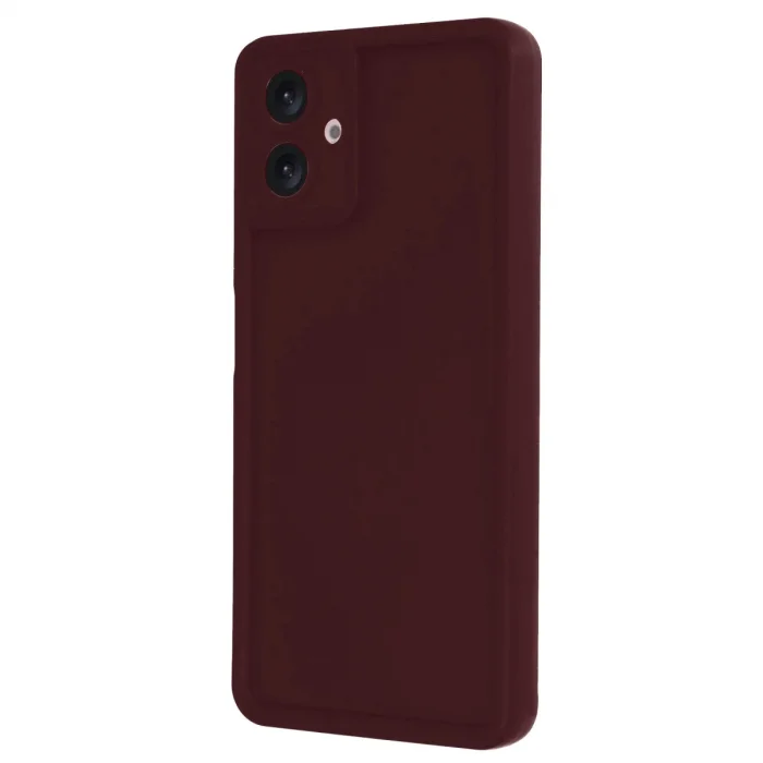 BUĞZ Samsung Galaxy A06 Kılıf Viera Silikon - Bordo