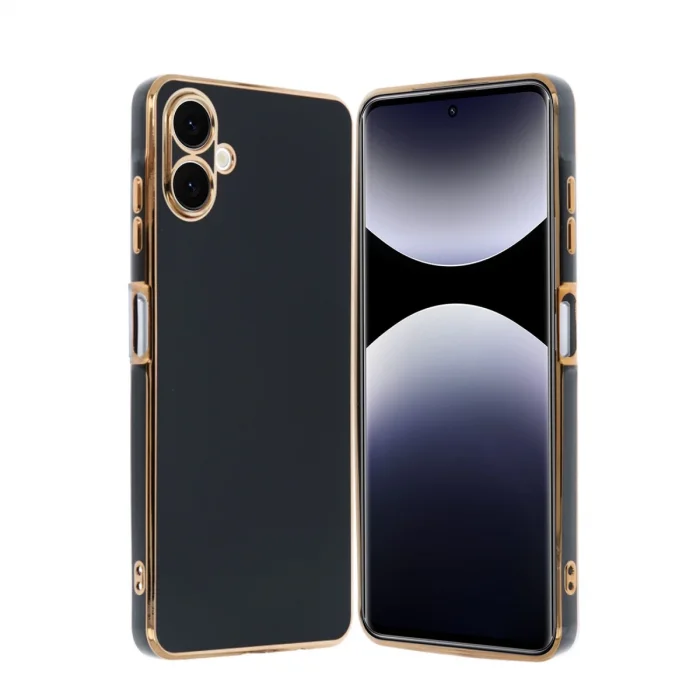 BUĞZ Samsung Galaxy A06 Kılıf Volet Silikon - Siyah