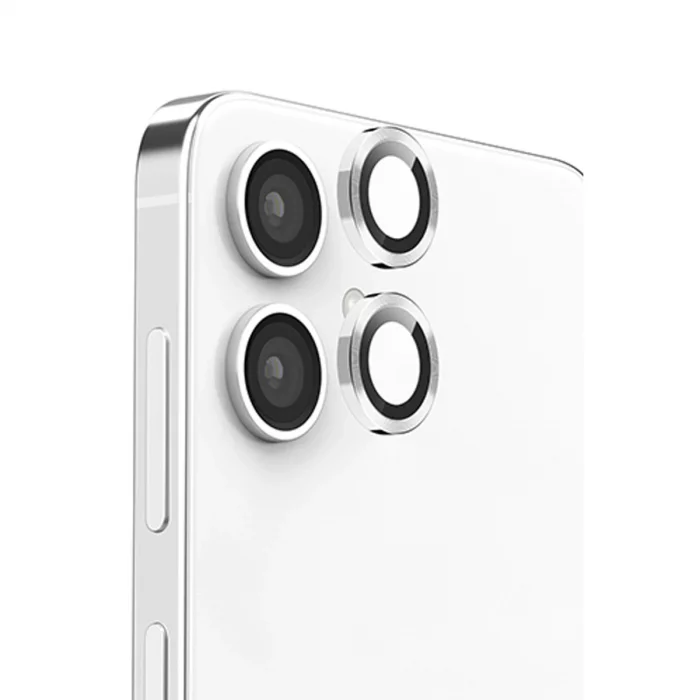 BUĞZ Samsung Galaxy A06 Raze Metal Kamera Lens - Gümüş