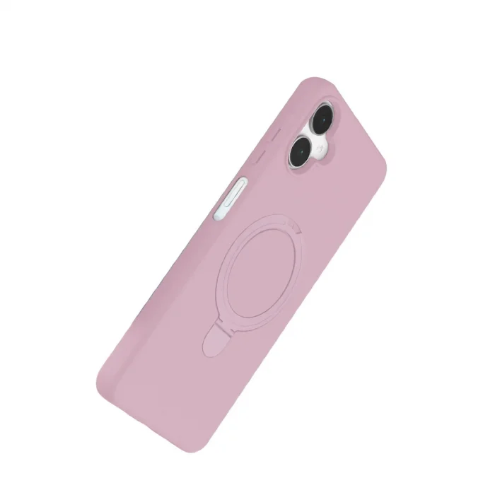 BUĞZ Samsung Galaxy A06 Regal Magsafe Standlı Kapak - Açık Pembe