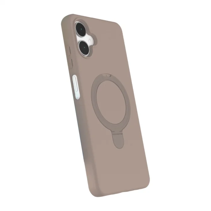 BUĞZ Samsung Galaxy A06 Regal Magsafe Standlı Kapak - Çöl Titanyum