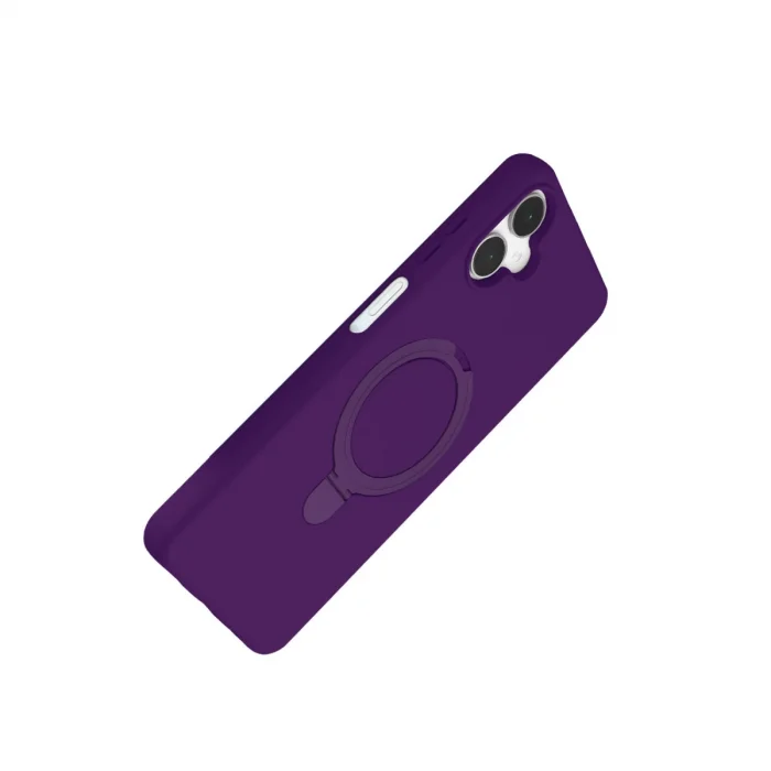 BUĞZ Samsung Galaxy A06 Regal Magsafe Standlı Kapak - Derin Mor