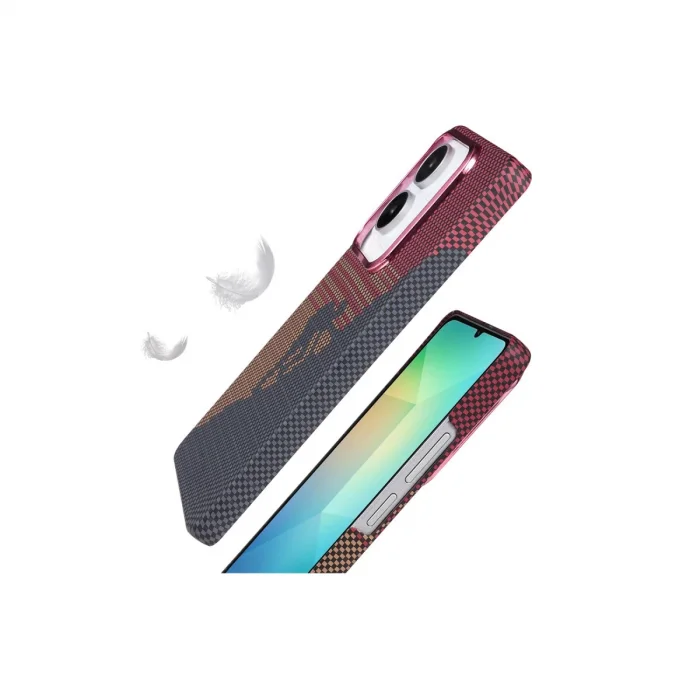 BUĞZ Samsung Galaxy A06 Vega Magsafe Kapak - Çöl Titanyum