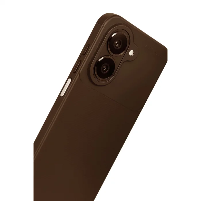 BUĞZ Samsung Galaxy A07 4g Auto Focus Karbon Kapak - Kahverengi