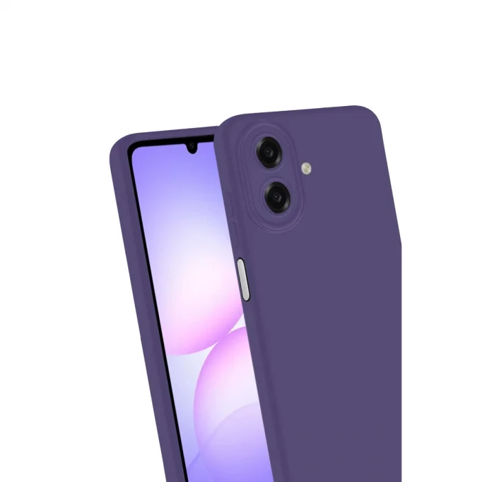 BUĞZ Samsung Galaxy A07 4g First Silikon - Mürdüm