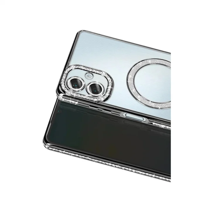 BUĞZ Samsung Galaxy A07 4g Joke Simli Magneticsafe Kılıf - Siyah