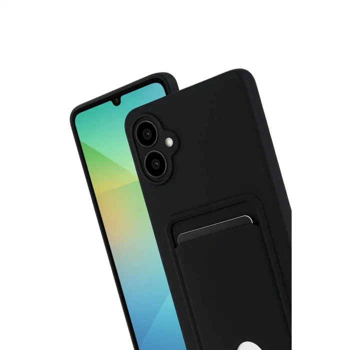 BUĞZ Samsung Galaxy A07 4g Kelvin Kartvizitli Silikon - Siyah
