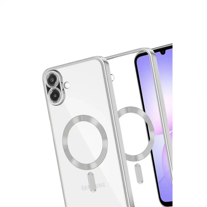 BUĞZ Samsung Galaxy A07 4g Kross Magneticsafe Kapak - Gümüş