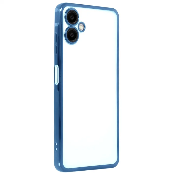 BUĞZ Samsung Galaxy A07 4g Razer Lensli Silikon - Açık Mavi