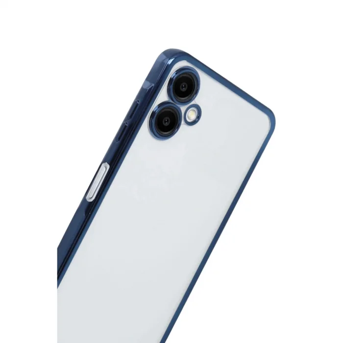 BUĞZ Samsung Galaxy A07 4g Razer Lensli Silikon - Lacivert