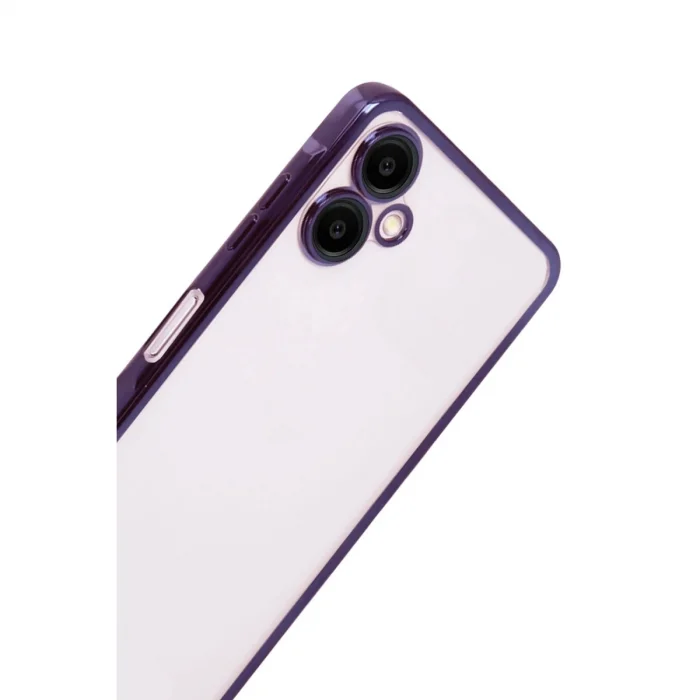 BUĞZ Samsung Galaxy A07 4g Razer Lensli Silikon - Mor