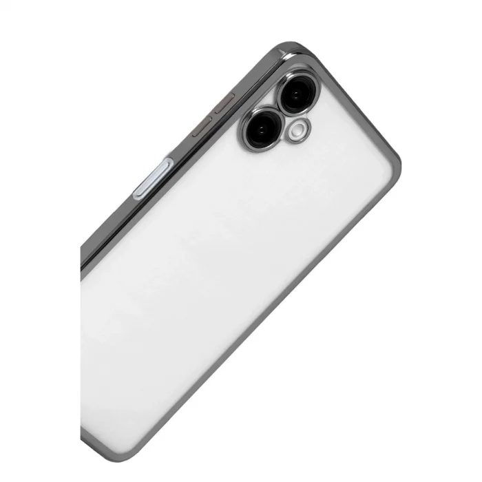 BUĞZ Samsung Galaxy A07 4g Razer Lensli Silikon - Titan Gri