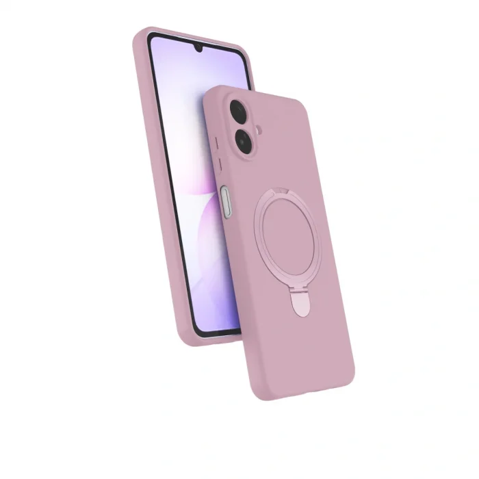 BUĞZ Samsung Galaxy A07 4g Regal Magsafe Standlı Kapak - Açık Pembe
