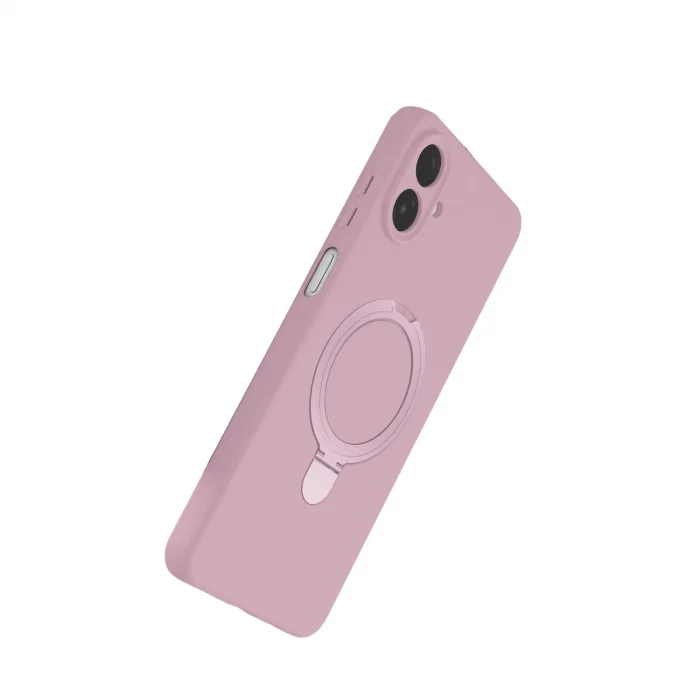 BUĞZ Samsung Galaxy A07 4g Regal Magsafe Standlı Kapak - Açık Pembe