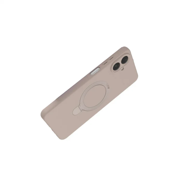 BUĞZ Samsung Galaxy A07 4g Regal Magsafe Standlı Kapak - Çöl Titanyum