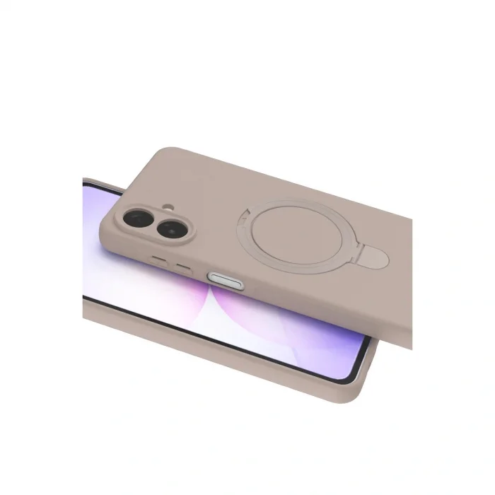 BUĞZ Samsung Galaxy A07 4g Regal Magsafe Standlı Kapak - Çöl Titanyum