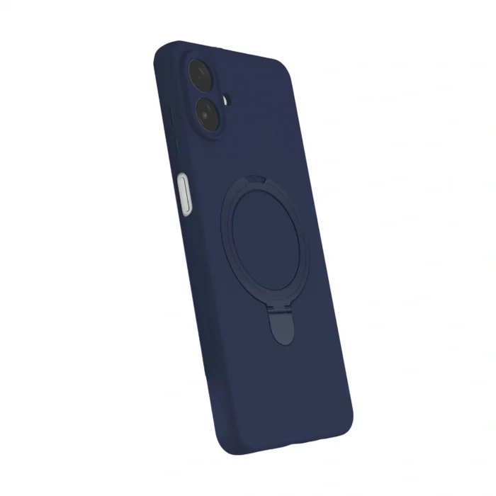 BUĞZ Samsung Galaxy A07 4g Regal Magsafe Standlı Kapak - Lacivert