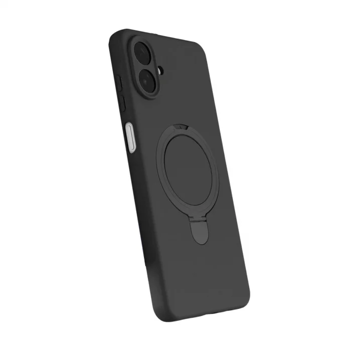 BUĞZ Samsung Galaxy A07 4g Regal Magsafe Standlı Kapak - Siyah